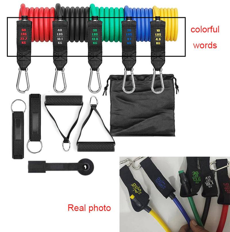 Sunday Fitness Gear Fitness Rally Elastic Rope Resistance Band set for full-body workouts