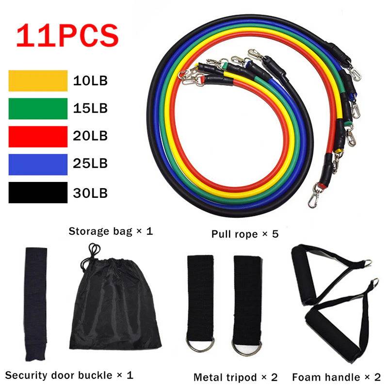 Sunday Fitness Gear Fitness Rally Elastic Rope Resistance Band set for full-body workouts